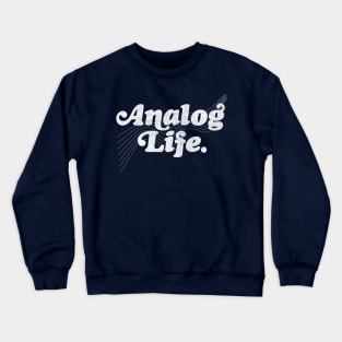 Analog Life - Old Skool Fan Design Crewneck Sweatshirt